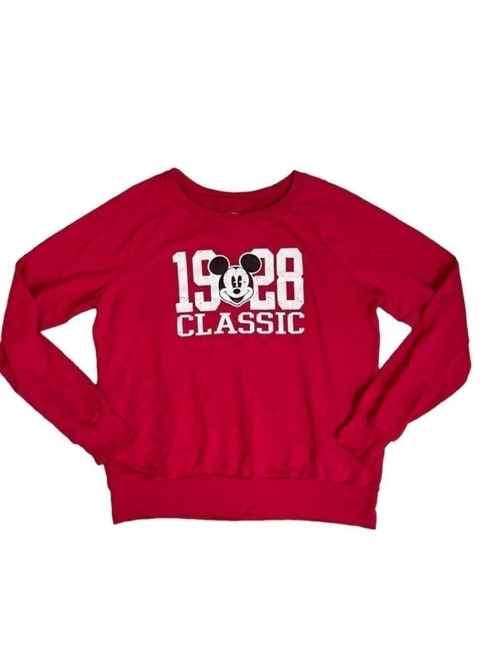 Girls Youth Disney 1928 Classic Red Sweater Size XL!